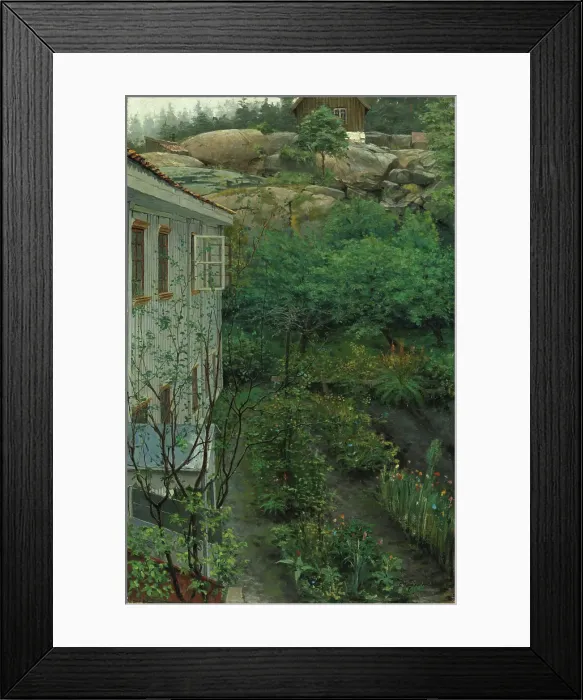 Framed Print : After rain, 1886. Creator: Hjalmar Johnsen Framed Print : After rain, 1886. Creator: Hjalmar Johnsen