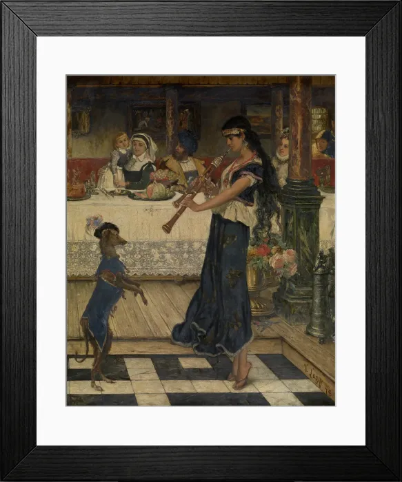 Framed Print : Gipsy, 1878. Creator: Victor Lagye Framed Print : Gipsy, 1878. Creator: Victor Lagye