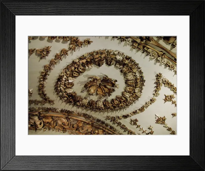 Framed Print : Ossuary chapel, Our Lady of the Conception of the Capuchins, Rome, Italy, 2009. Creator: LTL Framed Print : Ossuary chapel, Our Lady of the Conception of the Capuchins, Rome, Italy, 2009. Creator: LTL