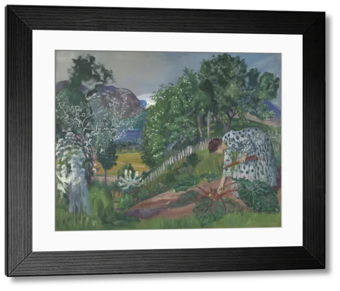Framed Print : Spring Evening in Jolster, 1926. Creator: Nikolai Johannes Astrup Framed Print : Spring Evening in Jolster, 1926. Creator: Nikolai Johannes Astrup