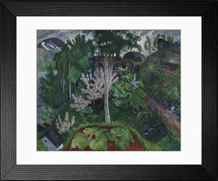 Framed Print : Spring in Jolster, probably 1925. Creator: Nikolai Johannes Astrup Framed Print : Spring in Jolster, probably 1925. Creator: Nikolai Johannes Astrup