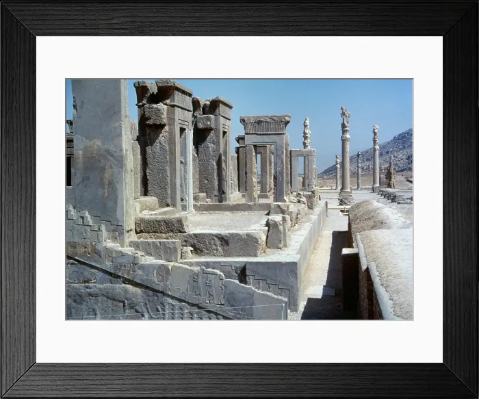 Framed Print : Tachara or Palace of Darius I (Winter Palace), Persepolis, Fars province, Iran, 6th cent BC (1994). Creator: LTL Framed Print : Tachara or Palace of Darius I (Winter Palace), Persepolis, Fars province, Iran, 6th cent BC (1994). Creator: LTL