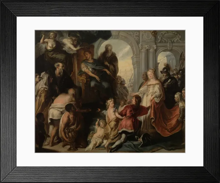 Framed Print : The Continence of Scipio Africanus. Creator: Theodoor van Thulden Framed Print : The Continence of Scipio Africanus. Creator: Theodoor van Thulden