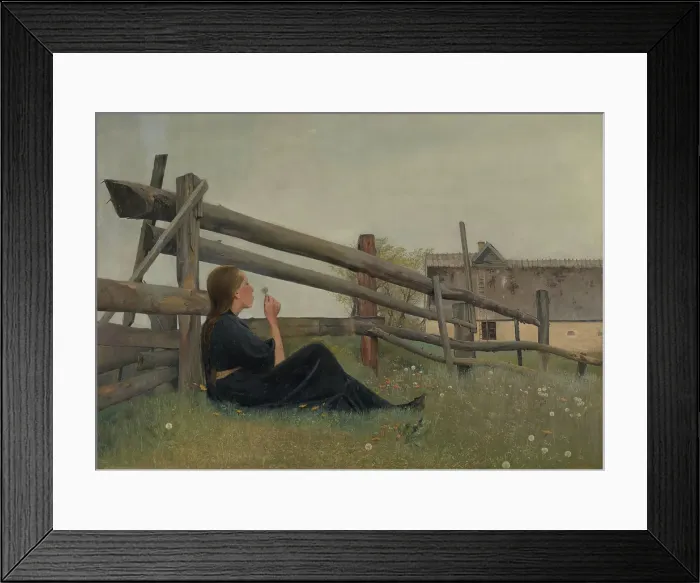 Framed Print : In the Month of June, 1899. Creator: Laurits Andersen Ring Framed Print : In the Month of June, 1899. Creator: Laurits Andersen Ring