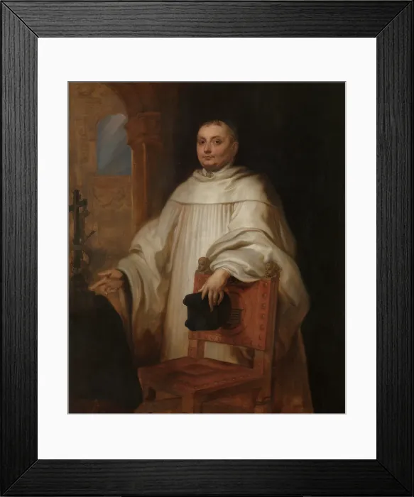 Framed Print : Benedictus van Thulden, Prior of St. Bernard's Abby in Hemiksem, 1660. Creator: Theodoor van Thulden Framed Print : Benedictus van Thulden, Prior of St. Bernard's Abby in Hemiksem, 1660. Creator: Theodoor van Thulden