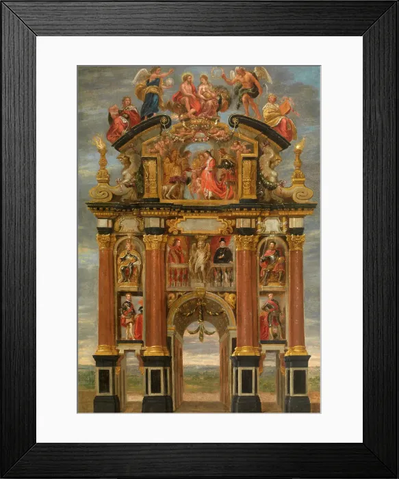 Framed Print : Triumphal Arch of King Philip IV of Spain. Creator: Theodoor van Thulden Framed Print : Triumphal Arch of King Philip IV of Spain. Creator: Theodoor van Thulden