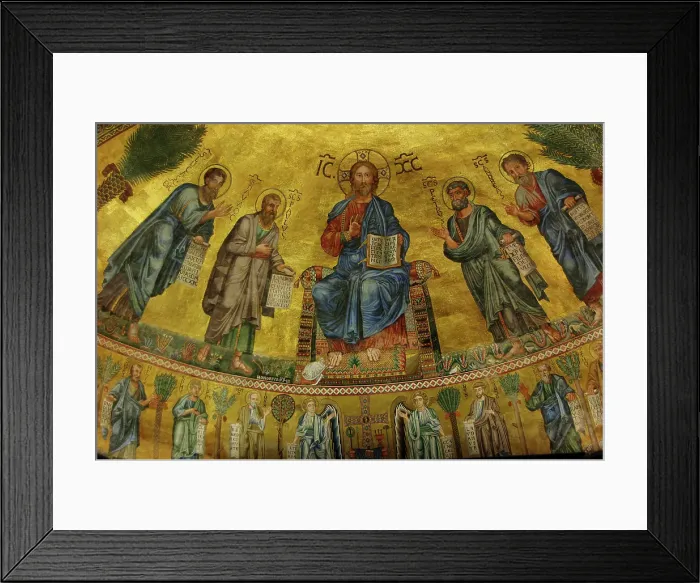 Framed Print : Mosaic of apse, Basilica of St Paul Outside the Walls, Rome, Italy, 2009. Creator: LTL Framed Print : Mosaic of apse, Basilica of St Paul Outside the Walls, Rome, Italy, 2009. Creator: LTL