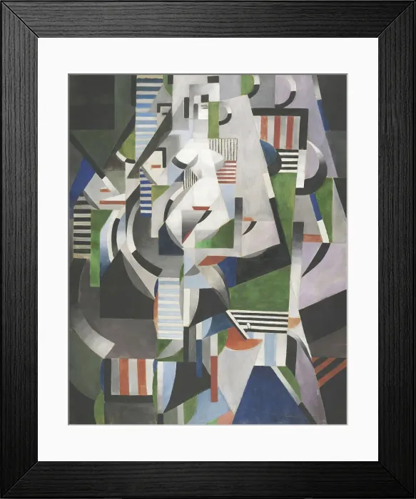 Framed Print : Composition, c1914-1916. Creator: Thorvald Hellesen Framed Print : Composition, c1914-1916. Creator: Thorvald Hellesen