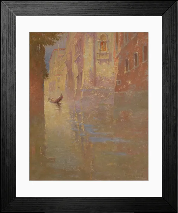 Framed Print : Piccolo Canale in Venice. Creator: William Anderson Sherwood Framed Print : Piccolo Canale in Venice. Creator: William Anderson Sherwood