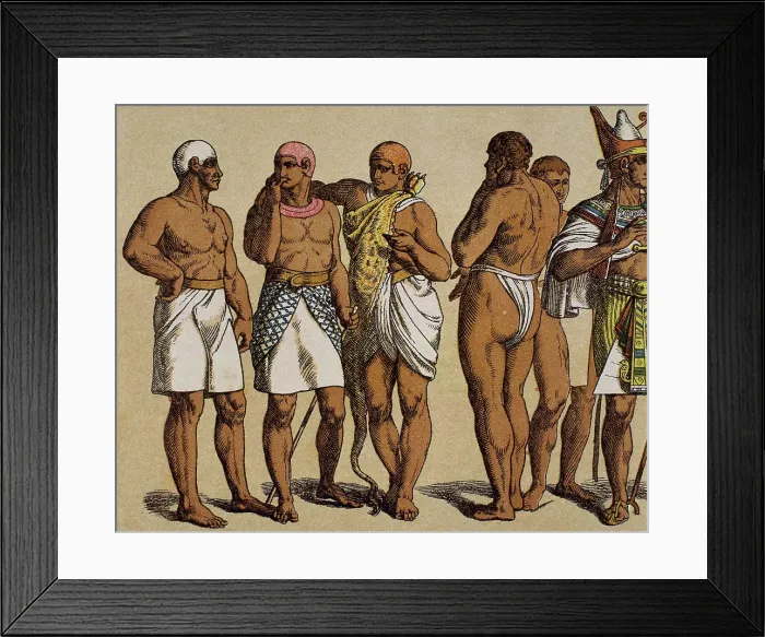 Framed Print : Egyptian men. Creator: Unknown Framed Print : Egyptian men. Creator: Unknown