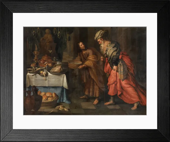 Framed Print : Daniel Unmasks the Priest of Baal. Creator: Theodor van Loon Framed Print : Daniel Unmasks the Priest of Baal. Creator: Theodor van Loon