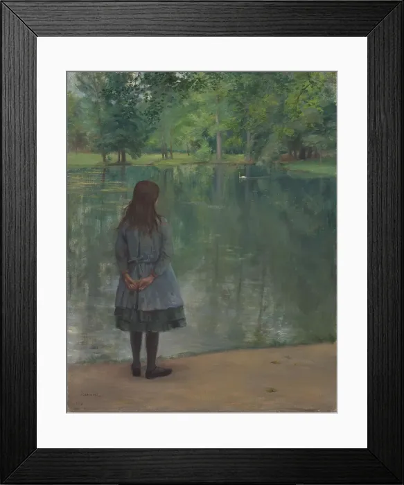 Framed Print : In the park, 1889. Creator: Pierre Georges Jeanniot Framed Print : In the park, 1889. Creator: Pierre Georges Jeanniot