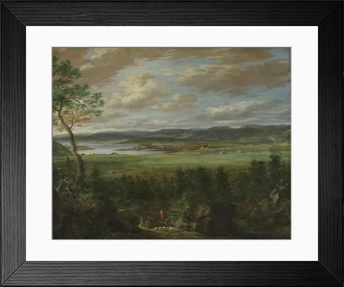 Framed Print : Christiania, 1699. Creator: Jacob Koninck the Younger Framed Print : Christiania, 1699. Creator: Jacob Koninck the Younger