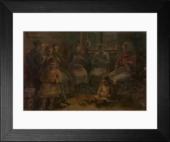 Framed Print : Portrait of a Family, c1870-1920. Creator: Xavier Mellery Framed Print : Portrait of a Family, c1870-1920. Creator: Xavier Mellery