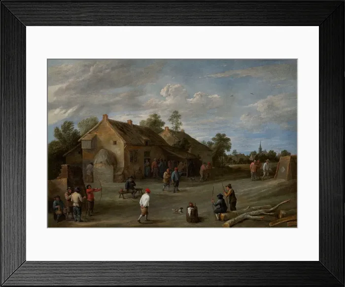 Framed Print : The Archers, 1645-1649. Creator: David Teniers II Framed Print : The Archers, 1645-1649. Creator: David Teniers II