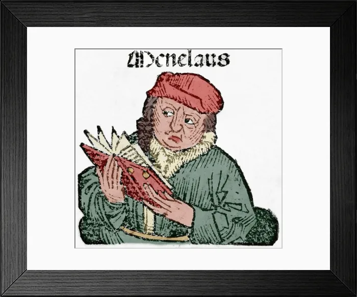 Framed Print : Menelaus, King of Sparta, husband of Helen of Troy and a central figure in the Trojan War 16th cent. Creator: Unknown Framed Print : Menelaus, King of Sparta, husband of Helen of Troy and a central figure in the Trojan War 16th cent. Creator: Unknown