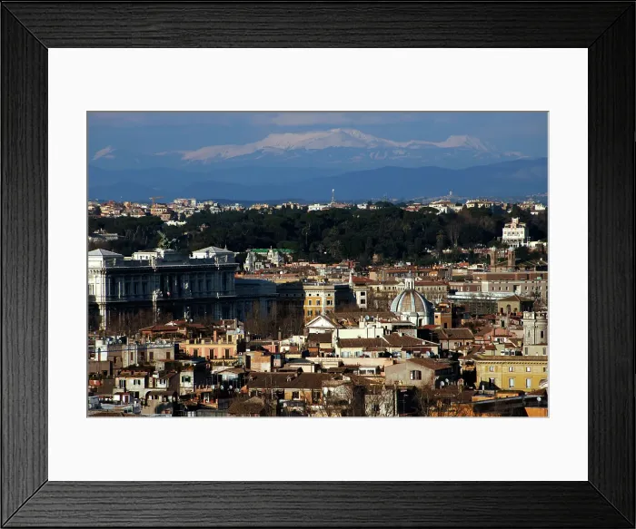 Framed Print : Cityscape from the Piazza Garibaldi, Rome, Italy, 2009. Creator: LTL Framed Print : Cityscape from the Piazza Garibaldi, Rome, Italy, 2009. Creator: LTL