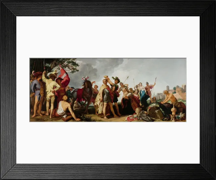 Framed Print : Coronation Scene, 1629. Creator: Abraham Bloemaert Framed Print : Coronation Scene, 1629. Creator: Abraham Bloemaert