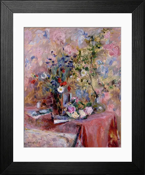 Framed Print : Flowers, 1906. Creator: Edouard Vuillard Framed Print : Flowers, 1906. Creator: Edouard Vuillard