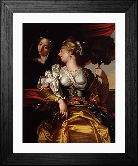 Framed Print : The Sense of Sight, about 1630. Creator: Abraham Janssens Framed Print : The Sense of Sight, about 1630. Creator: Abraham Janssens