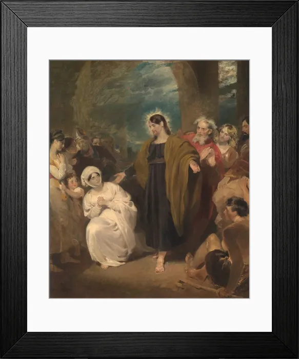 Framed Print : The Virtue of Faith, 1817. Creator: George Henry Harlow Framed Print : The Virtue of Faith, 1817. Creator: George Henry Harlow