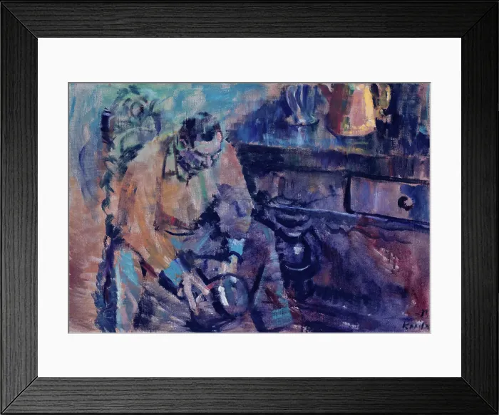 Framed Print : The Man with the silver Chalice, 1923. Creator: Ludvig Karsten Framed Print : The Man with the silver Chalice, 1923. Creator: Ludvig Karsten