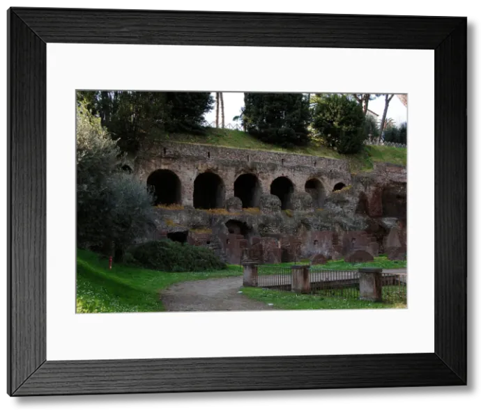 Framed Print : Ruins, Palatine Hill, Rome, Italy, 2009. Creator: LTL Framed Print : Ruins, Palatine Hill, Rome, Italy, 2009. Creator: LTL