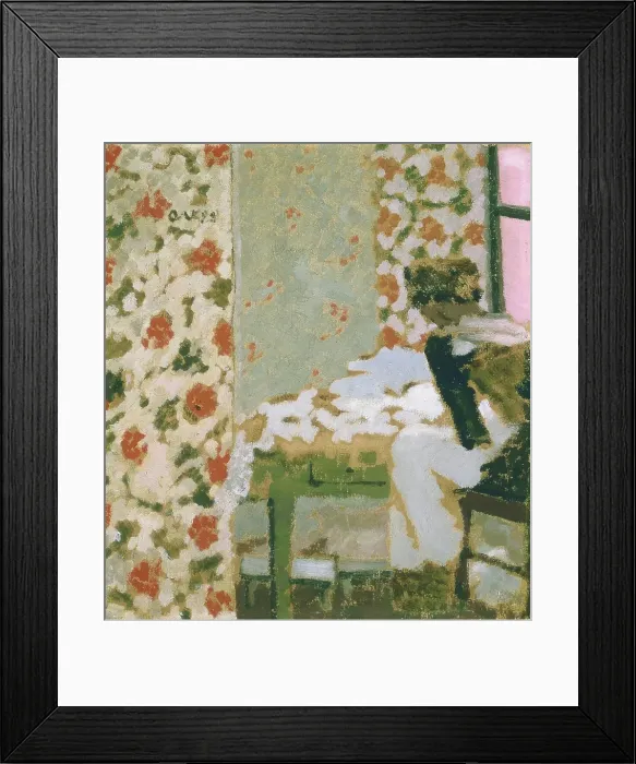 Framed Print : The Seamstress, 1892. Creator: Edouard Vuillard Framed Print : The Seamstress, 1892. Creator: Edouard Vuillard