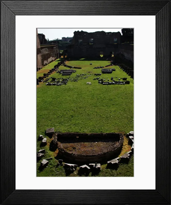 Framed Print : Stadium of Domitian, Imperial Palace, Palatine Hill, Rome, Italy, 51-96 AD (2009). Creator: LTL Framed Print : Stadium of Domitian, Imperial Palace, Palatine Hill, Rome, Italy, 51-96 AD (2009). Creator: LTL