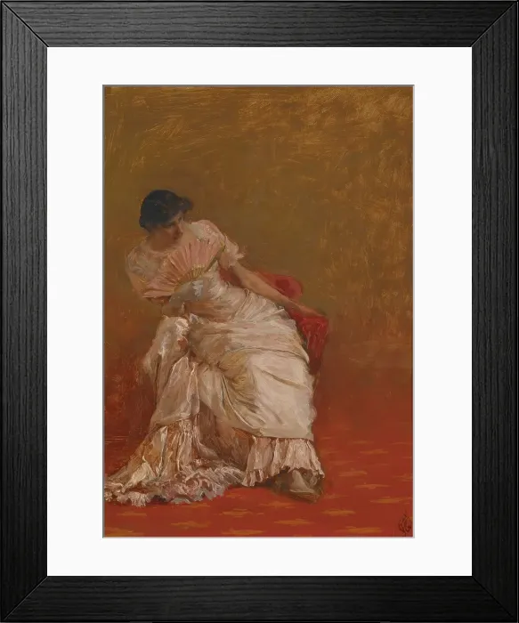 Framed Print : Study for a Rehearsal, about 1882. Creator: Edward John Gregory