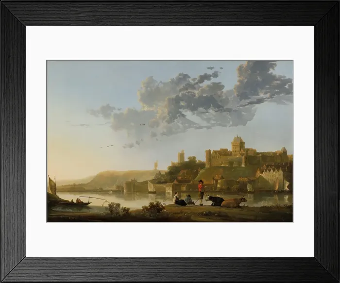 Framed Print : The Valkhof at Nijmegen, about 1652-1654. Creator: Aelbert Cuyp Framed Print : The Valkhof at Nijmegen, about 1652-1654. Creator: Aelbert Cuyp