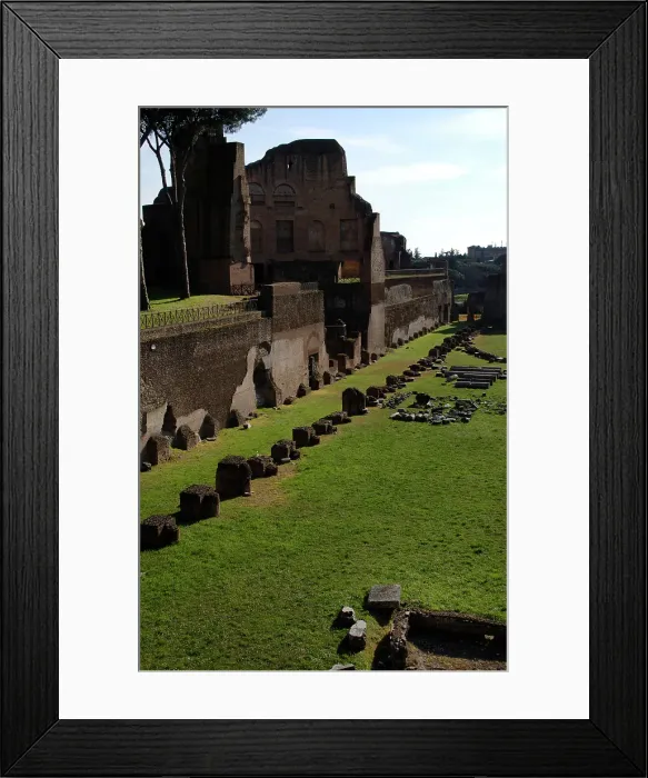 Framed Print : Stadium of Domitian, Imperial Palace, Palatine Hill, Rome, Italy, 51-96 AD (2009). Creator: LTL Framed Print : Stadium of Domitian, Imperial Palace, Palatine Hill, Rome, Italy, 51-96 AD (2009). Creator: LTL