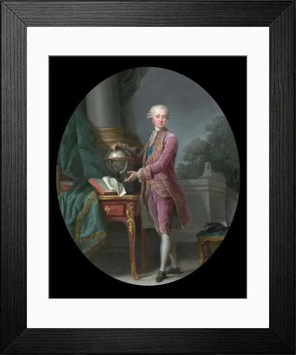 Framed Print : Portrait of the Prince of Nassau, 1776. Creator: Elisabeth Louise Vigee-LeBrun Framed Print : Portrait of the Prince of Nassau, 1776. Creator: Elisabeth Louise Vigee-LeBrun