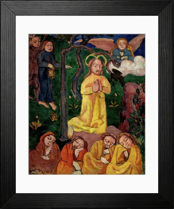 Framed Print : Yellow Christ, 1889. Creator: Emile Bernard Framed Print : Yellow Christ, 1889. Creator: Emile Bernard