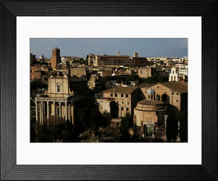 Framed Print : Partial view of the city from Palatine Hill, Rome, Italy, 2009. Creator: LTL Framed Print : Partial view of the city from Palatine Hill, Rome, Italy, 2009. Creator: LTL