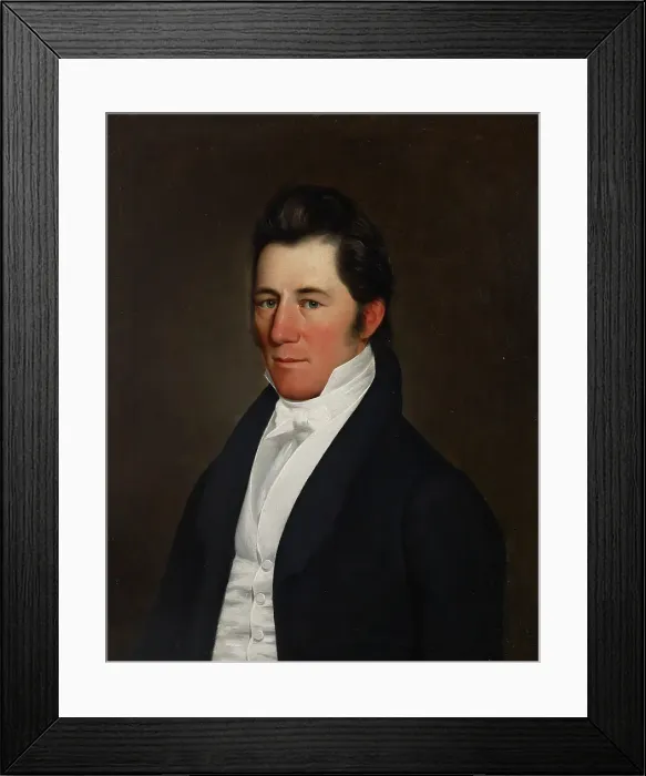 Framed Print : Portrait of Dr. John H. Sanders, date unknown. Creator: Alexander Bradford Framed Print : Portrait of Dr. John H. Sanders, date unknown. Creator: Alexander Bradford