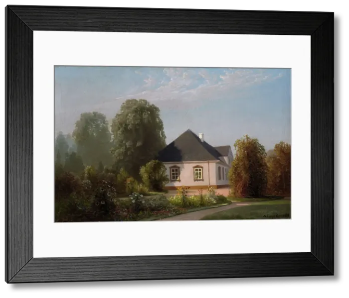 Framed Print : From Holden, 1850. Creator: Herman August Cappelen Framed Print : From Holden, 1850. Creator: Herman August Cappelen