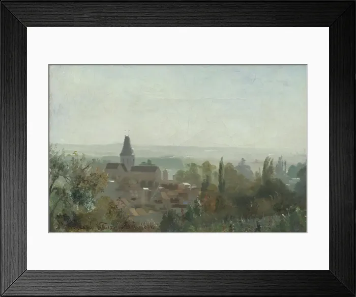 Framed Print : Villiers le Bel, 1881. Creator: Asta Norregaard Framed Print : Villiers le Bel, 1881. Creator: Asta Norregaard