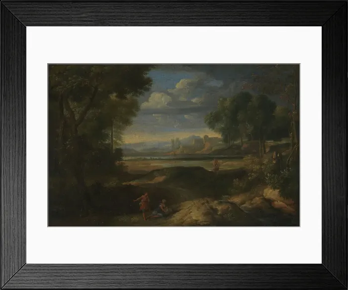 Framed Print : Italian Landscape, probably last half of 17th century. Creator: Gaspard Dughet Framed Print : Italian Landscape, probably last half of 17th century. Creator: Gaspard Dughet