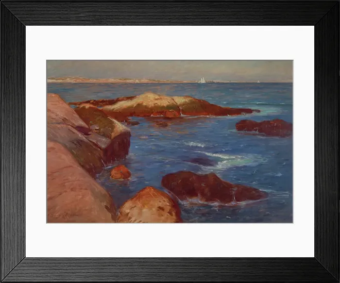 Framed Print : Marine, 1900. Creator: Frank Duveneck Framed Print : Marine, 1900. Creator: Frank Duveneck