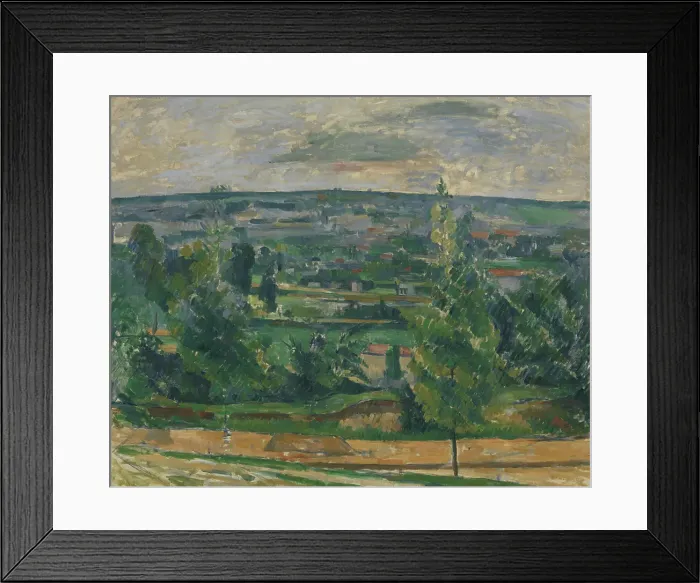 Framed Print : Landscape from Jas de Bouffan, c1879. Creator: Paul Cezanne Framed Print : Landscape from Jas de Bouffan, c1879. Creator: Paul Cezanne