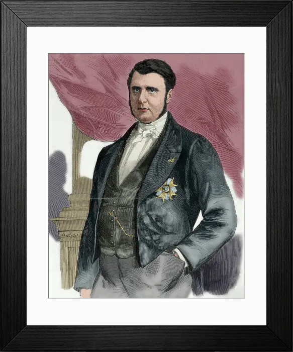 Framed Print : Count Walewski as a Minister of State, 1860. Creator: Unknown Framed Print : Count Walewski as a Minister of State, 1860. Creator: Unknown