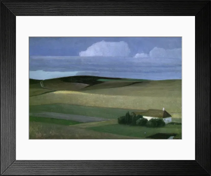 Framed Print : Jewish landscape, 1899. Creator: Lars Jorde Framed Print : Jewish landscape, 1899. Creator: Lars Jorde