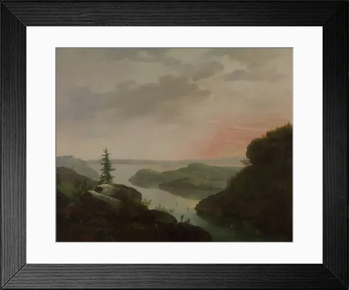 Framed Print : The entrance to Halden, probably 1793c1793. Creator: Christian August Lorentzen