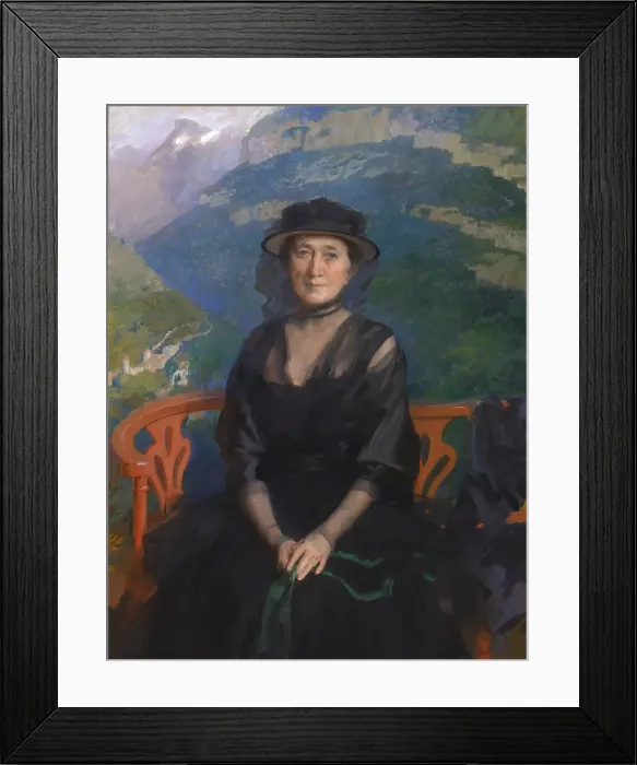 Framed Print : Portrait of Mrs. Addison C. Harris, 1917. Creator: Cecilia Beaux Framed Print : Portrait of Mrs. Addison C. Harris, 1917. Creator: Cecilia Beaux