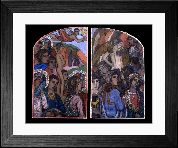 Framed Print : The Last Judgment, about 1892-1894. Creator: Charles Filiger Framed Print : The Last Judgment, about 1892-1894. Creator: Charles Filiger