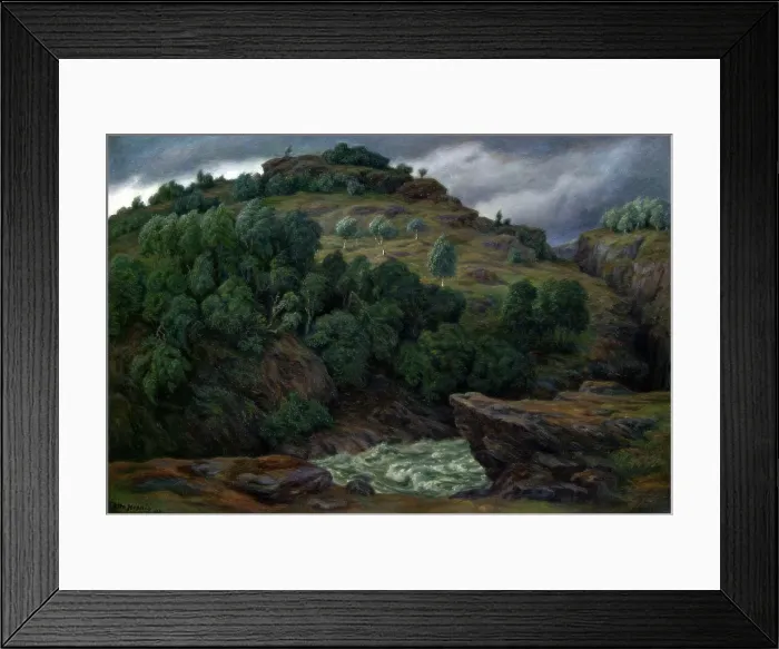 Framed Print : Landscape after the Storm, 1899. Creator: Otto Hennig Framed Print : Landscape after the Storm, 1899. Creator: Otto Hennig