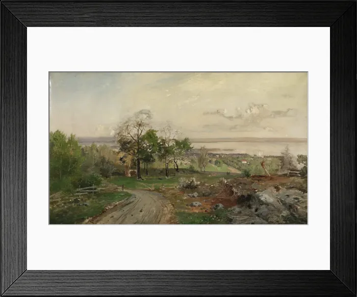 Framed Print : From Vestre Aker, 19th century. Creator: Christian Delphin Wexelsen Framed Print : From Vestre Aker, 19th century. Creator: Christian Delphin Wexelsen