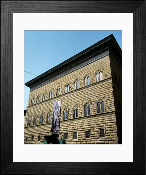 Framed Print : Strozzi Palace, Florence, Italy, 15th-16th century (2000). Creator: LTL Framed Print : Strozzi Palace, Florence, Italy, 15th-16th century (2000). Creator: LTL