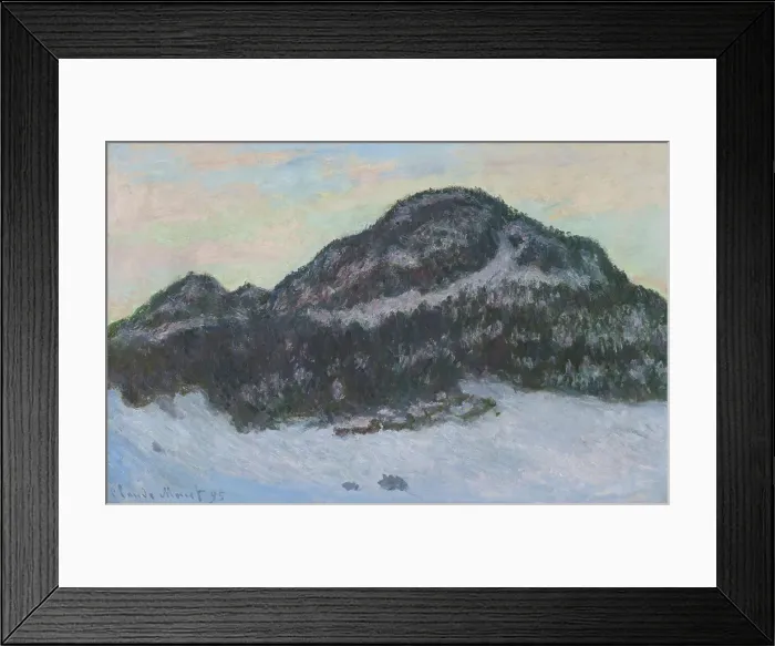 Framed Print : Mount Kolsas, 1895. Creator: Claude Monet Framed Print : Mount Kolsas, 1895. Creator: Claude Monet